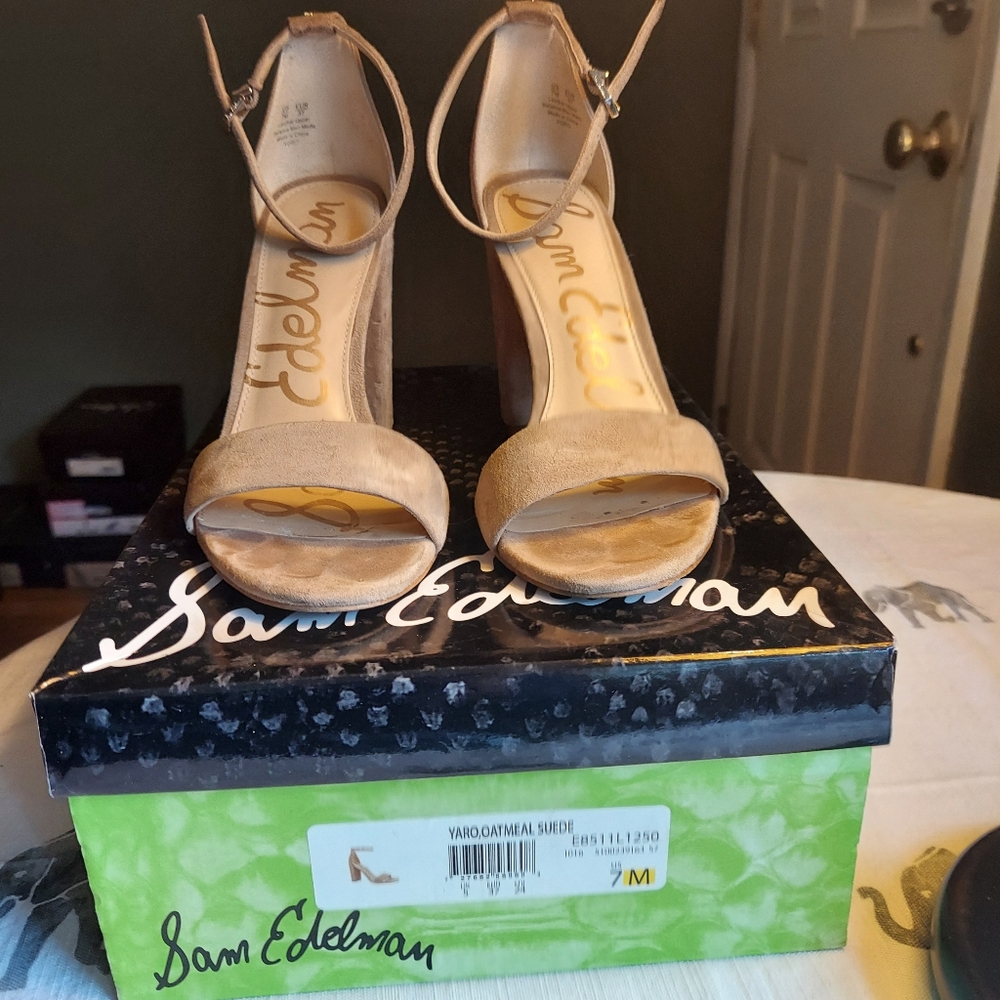 Sam Edelman Chunky Heel Sandals
